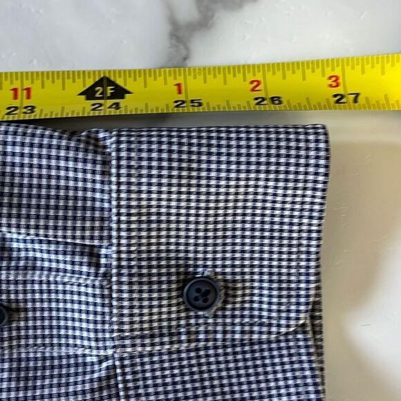 Travis Mathew Blue Silky Stretch Button Front Shirt Mens L - Picture 6 of 6